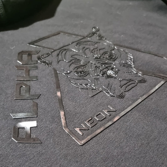 ALPHA NEON® BLACKOUT ZIP HOODY