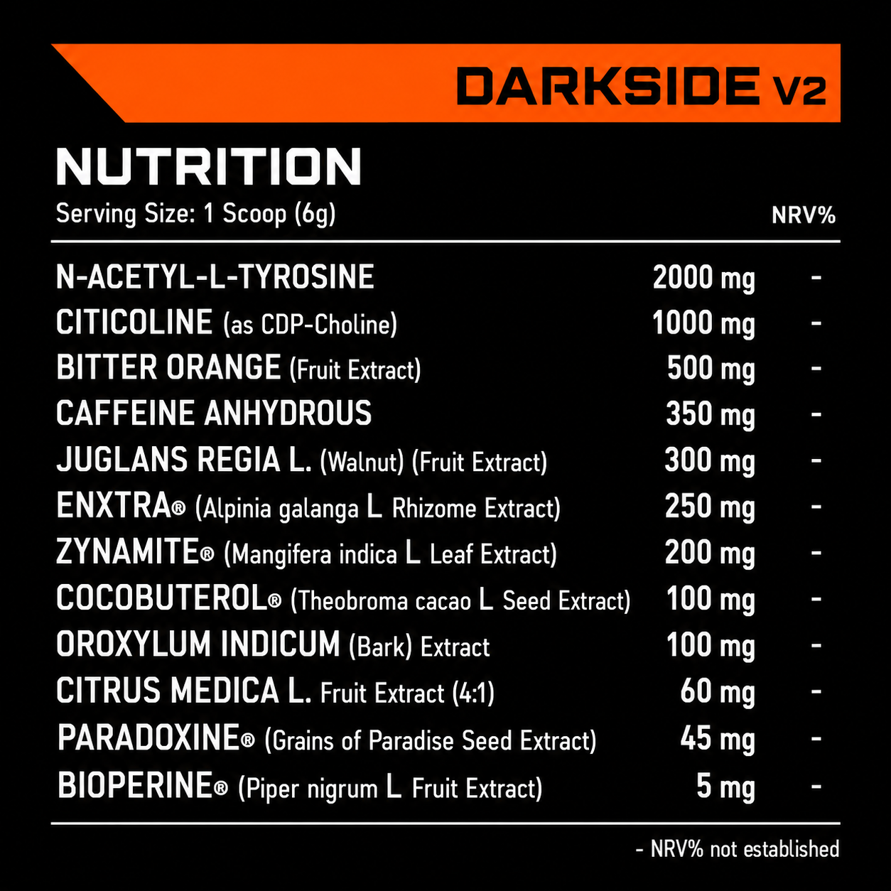 Darkside® V2™ | High-Stim Pre-Workout