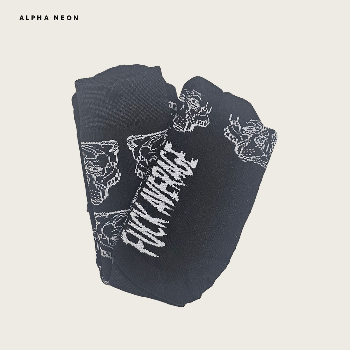 ALPHA NEON® "SAVAGE" CREW SOCKS