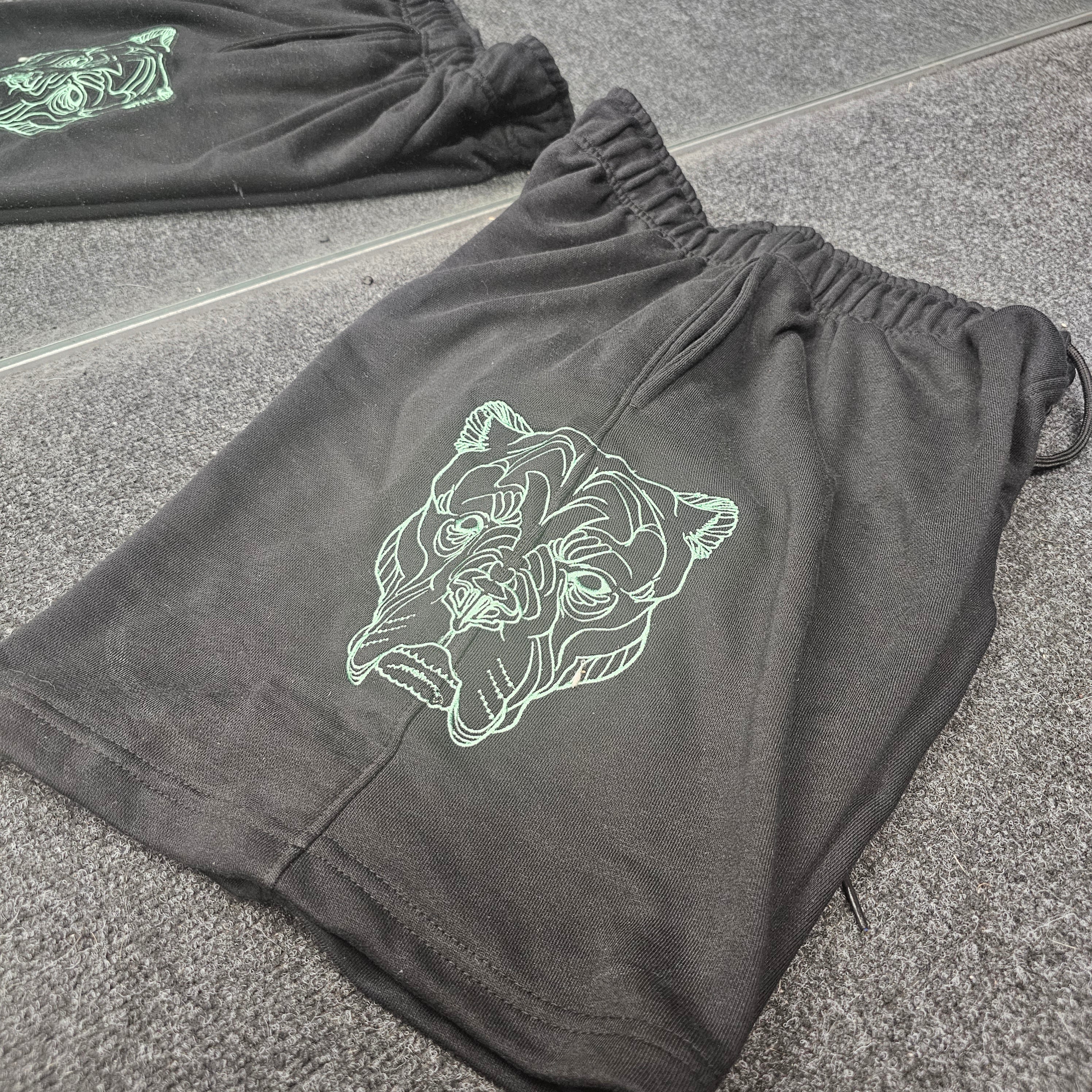 ALPHA NEON® BLACK SHORTS