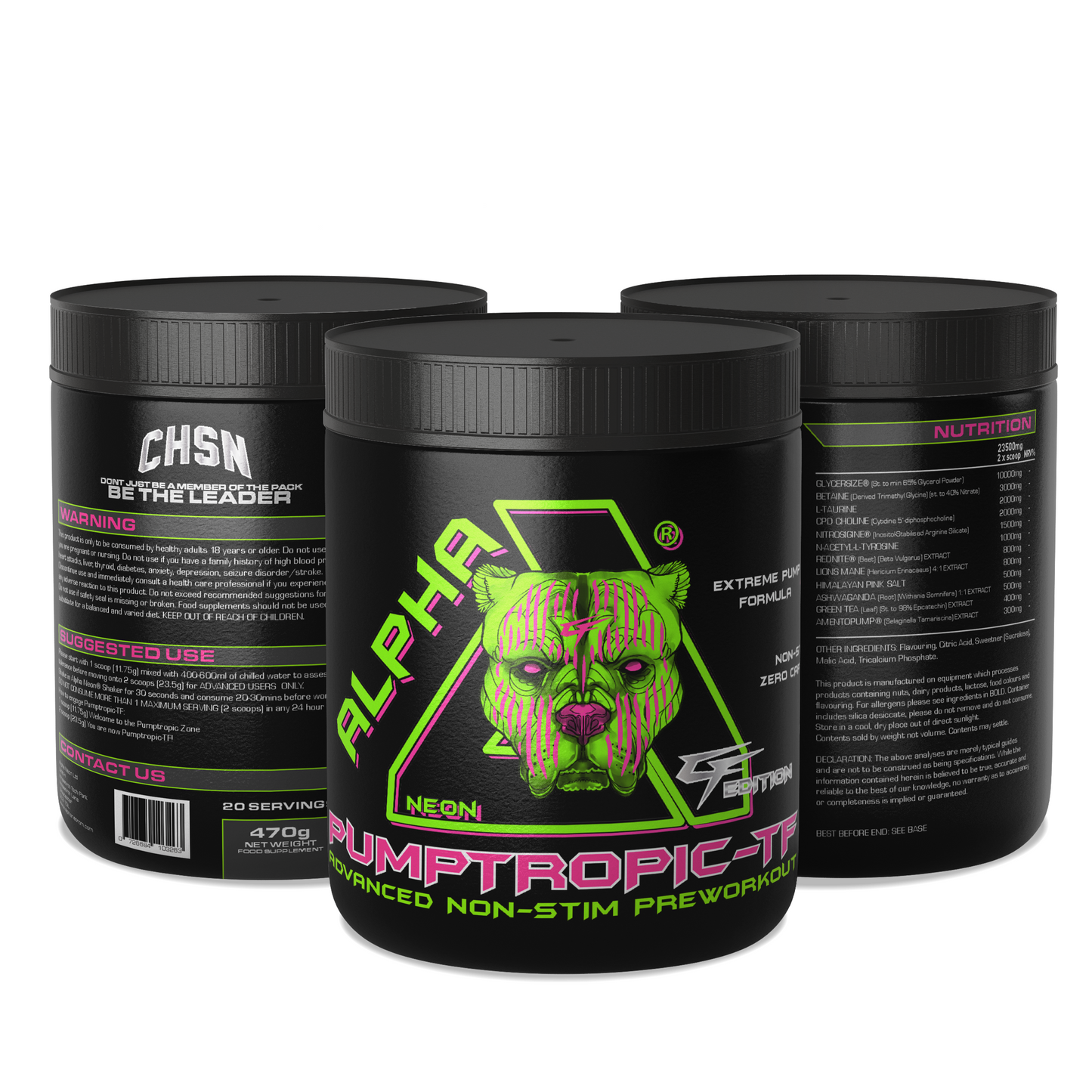 Pumptropic TF™ | Advanced Pump & Focus Pre-Workout