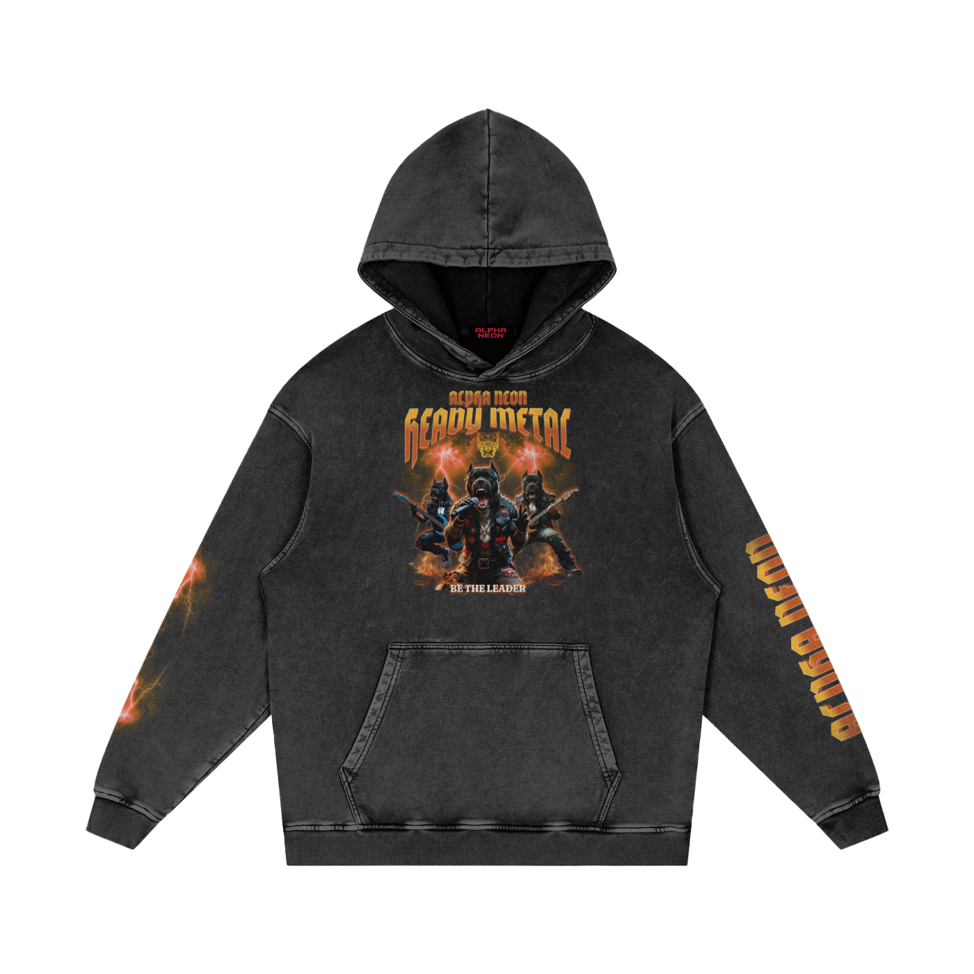 ALPHA NEON® HEAVY METAL HOODIE