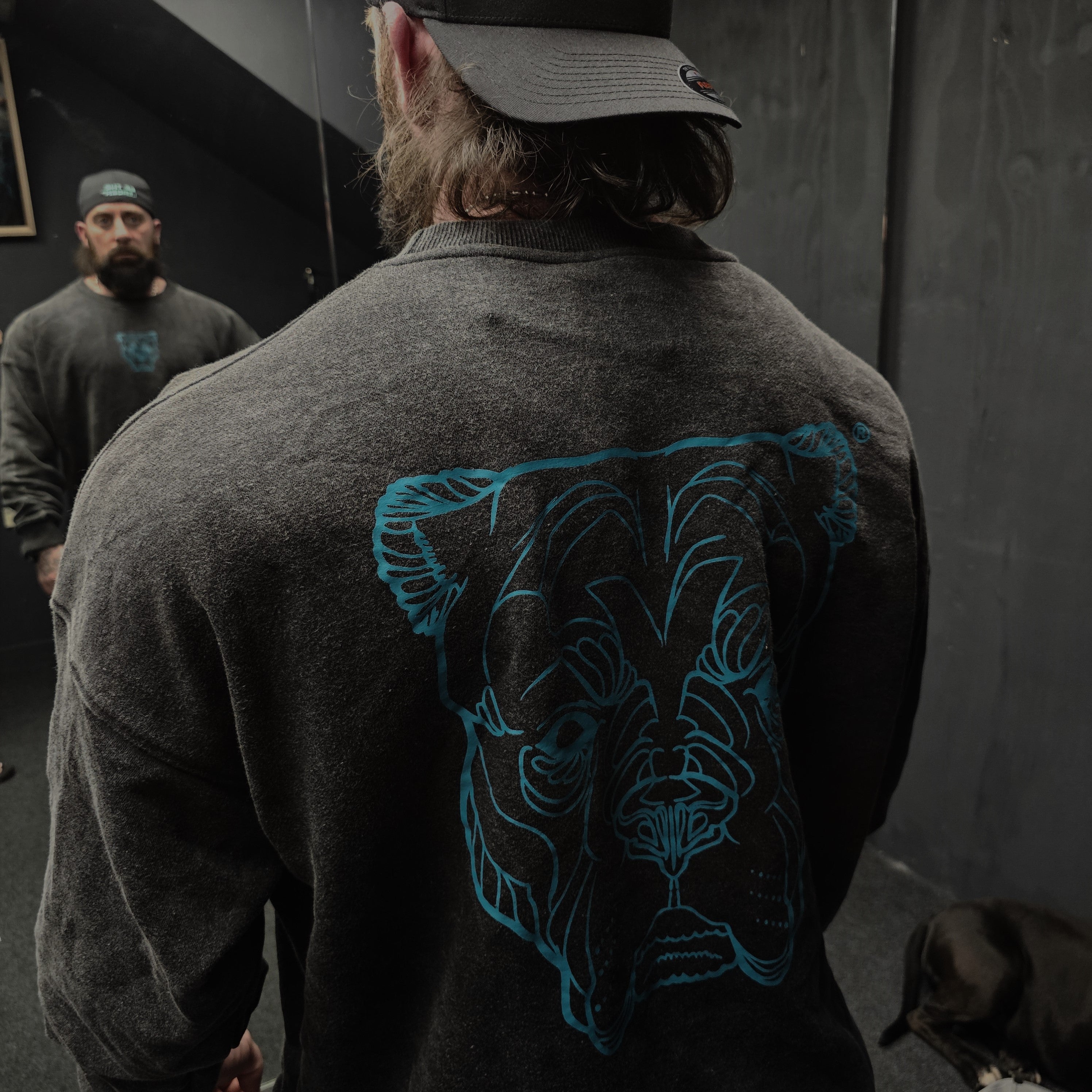 ALPHA NEON® "BIG A" ACIDWASH SWEATSHIRT
