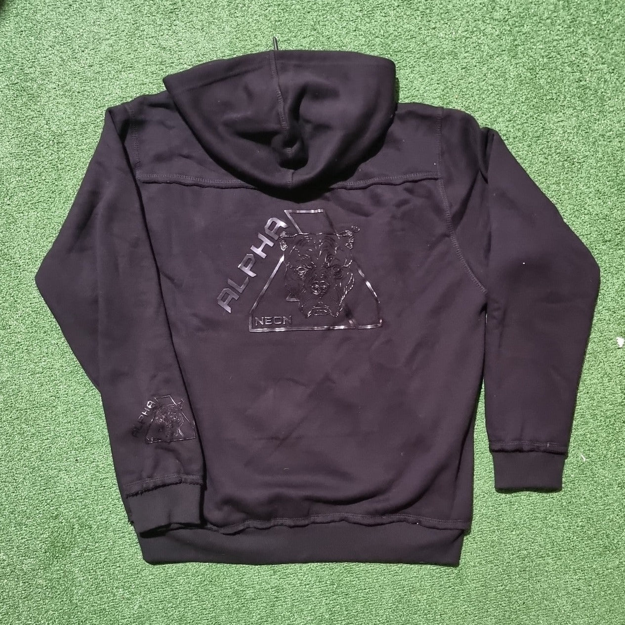 ALPHA NEON®  BLACKOUT ZIP HOODY