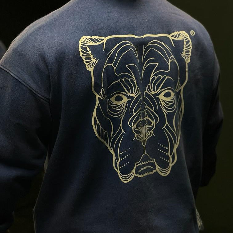 ALPHA NEON® "BIG A" ACIDWASH SWEATSHIRT