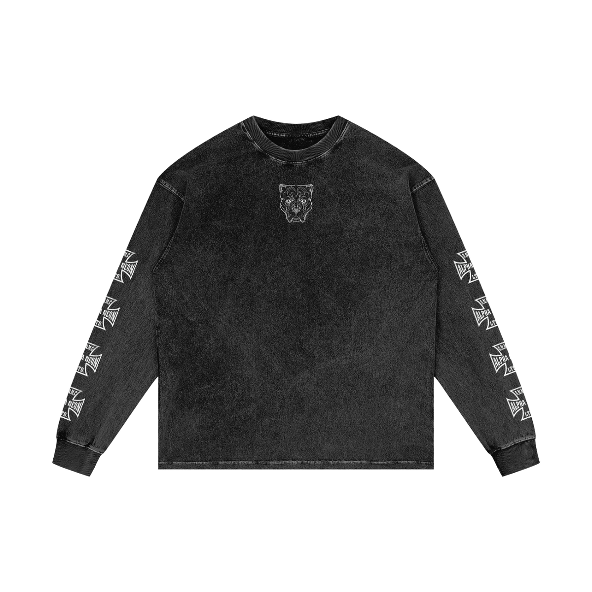 ALPHA NEON® "A.N.M.C" ACID WASH LONGSLEEVE