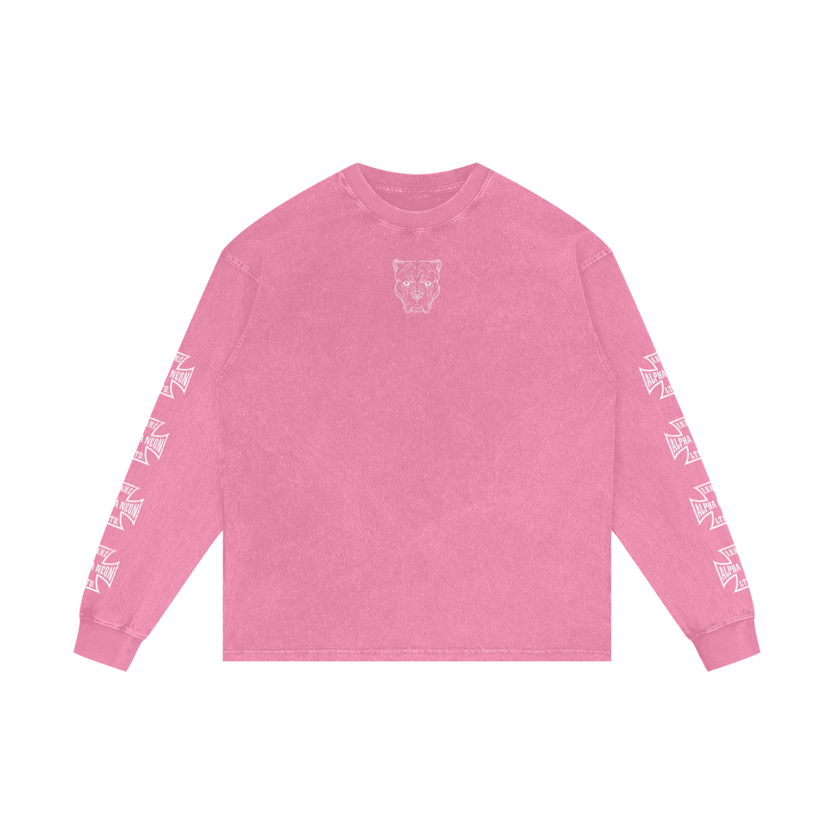 ALPHA NEON® "A.N.M.C" ACID WASH LONGSLEEVE