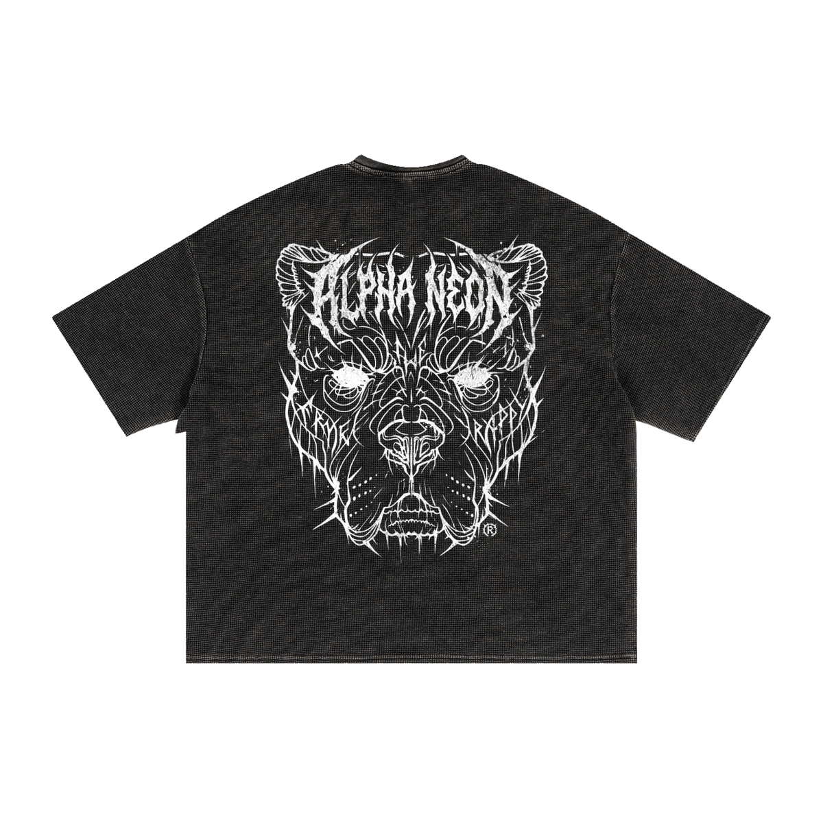 ALPHA NEON® "DEATHBOX" WAFFLE TEE