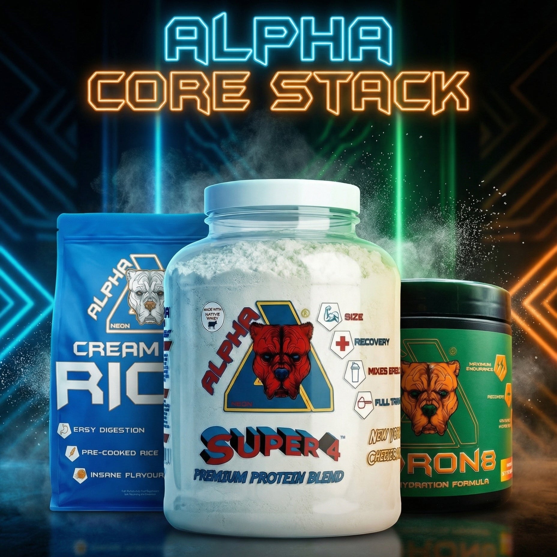 Alpha Core Stack™ | Protein • Carbohydrates • Hydration