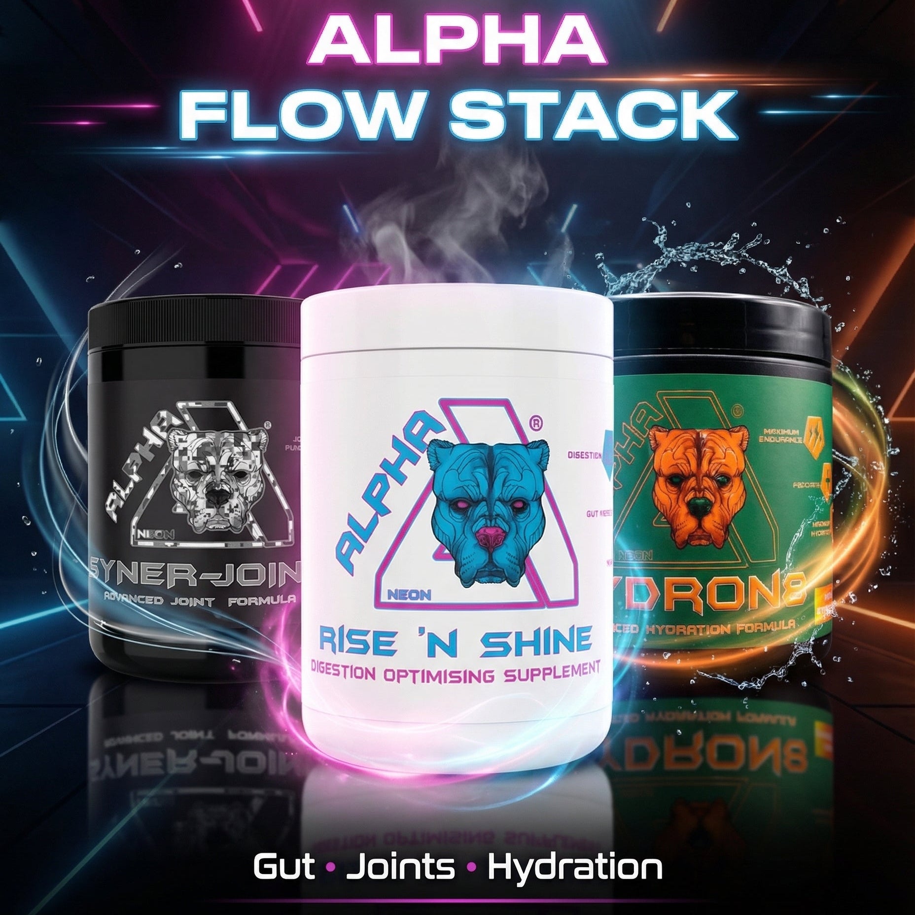 Alpha Flow Stack™ | Gut • Joints • Hydration