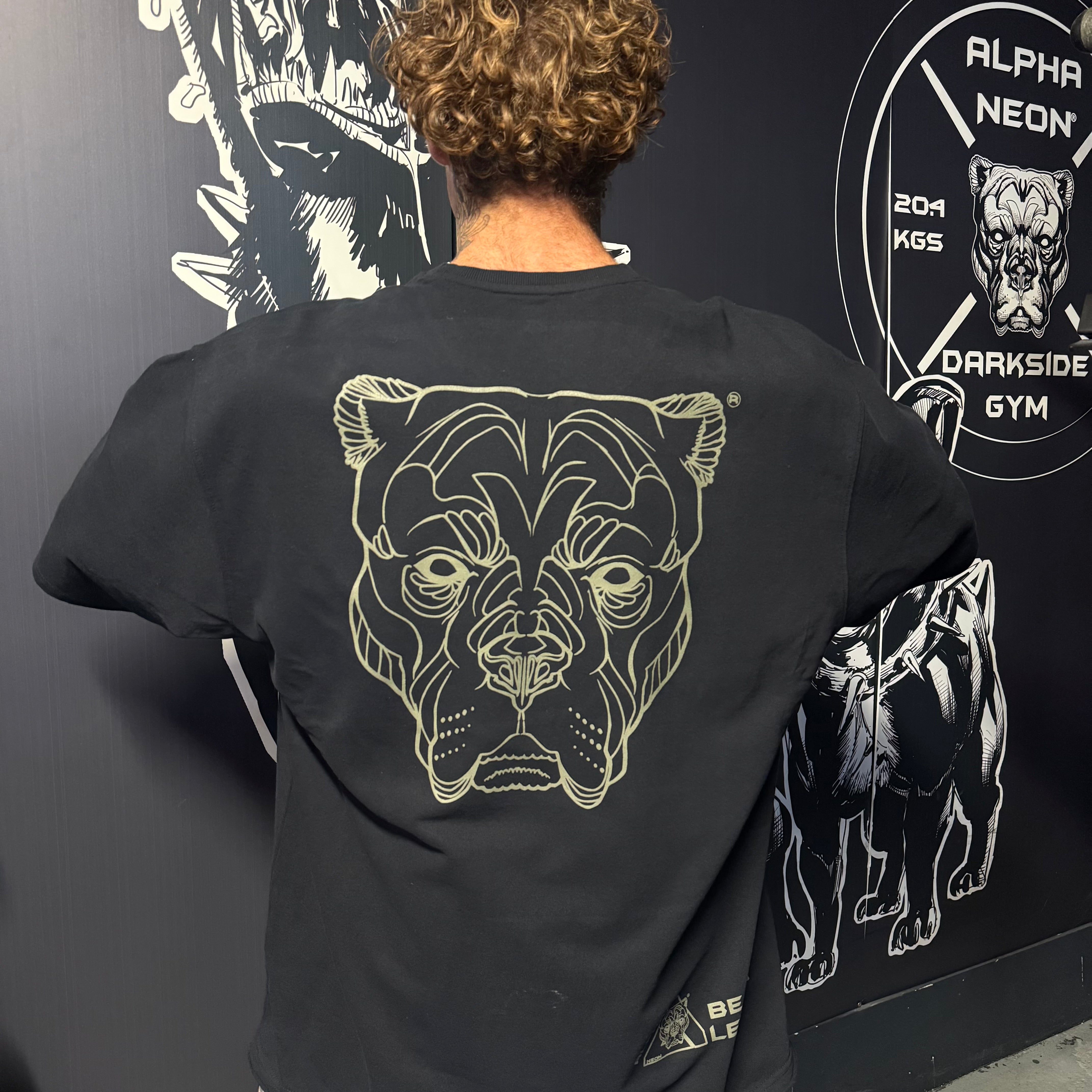 GASP x ALPHA NEON -  HEAVYWEIGHT IRON TEE