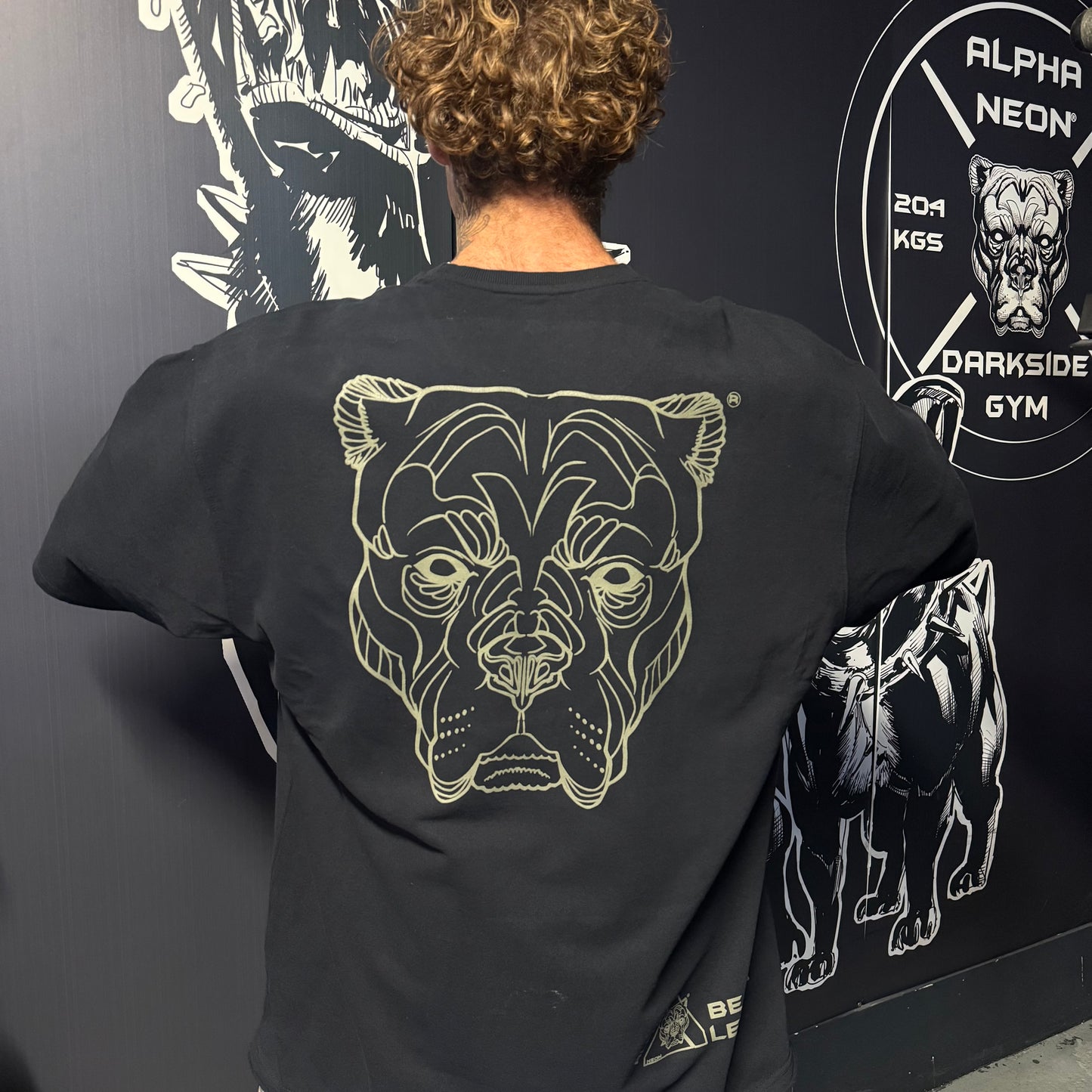 GASP x ALPHA NEON -  HEAVYWEIGHT IRON TEE